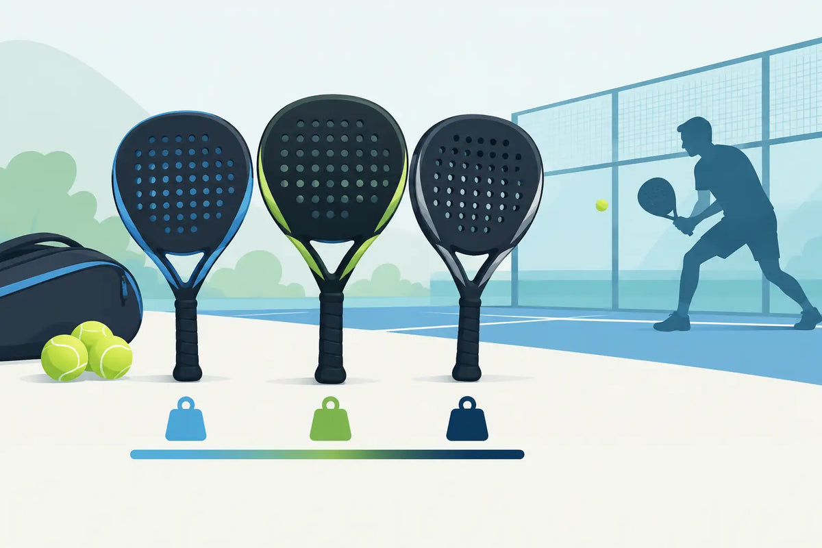 Racketgewicht gids: kies je ideale padelracket