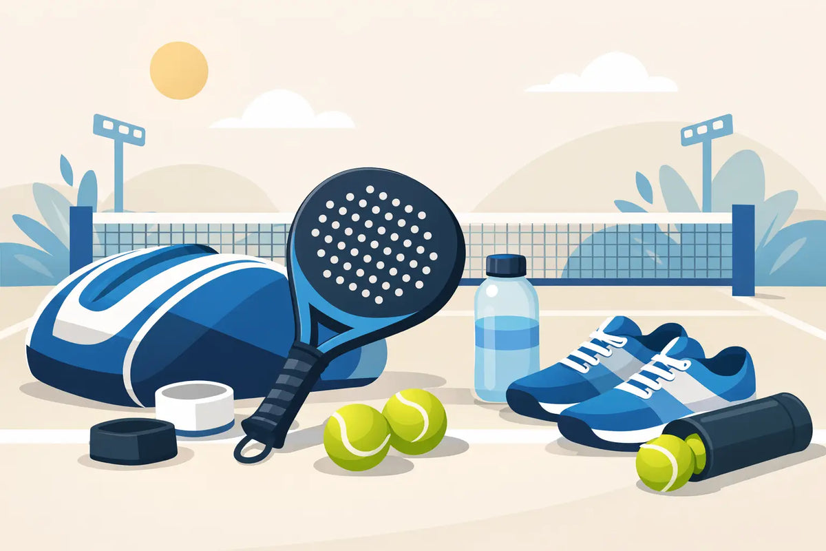 Beste padel accessoires voor beginners