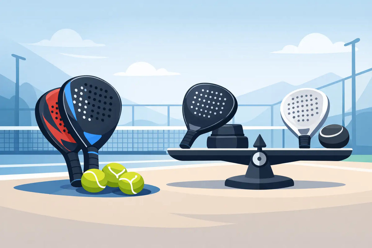 Padelracket gewicht voor beginners kiezen