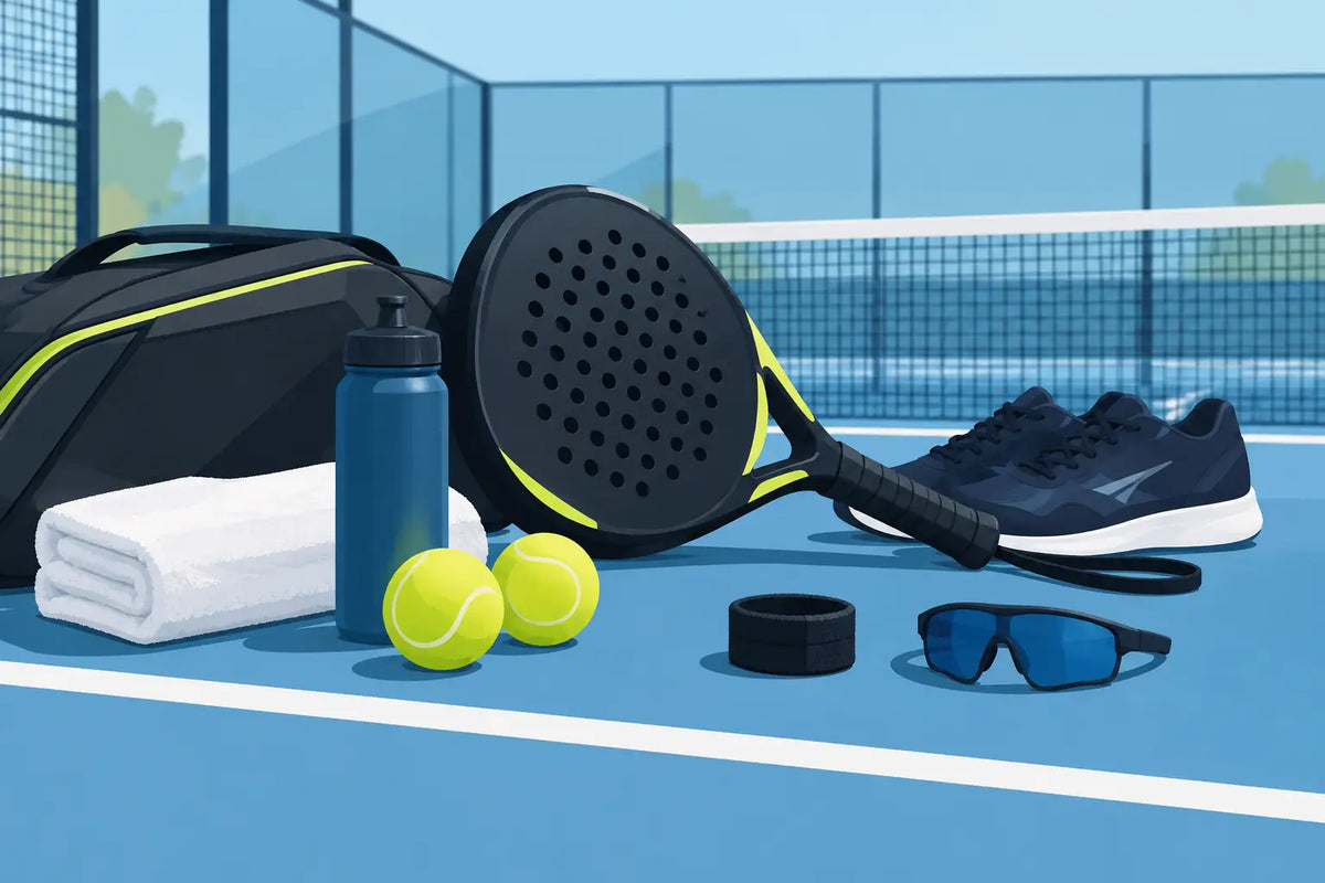 Padel accessoire checklist voor je wedstrijd