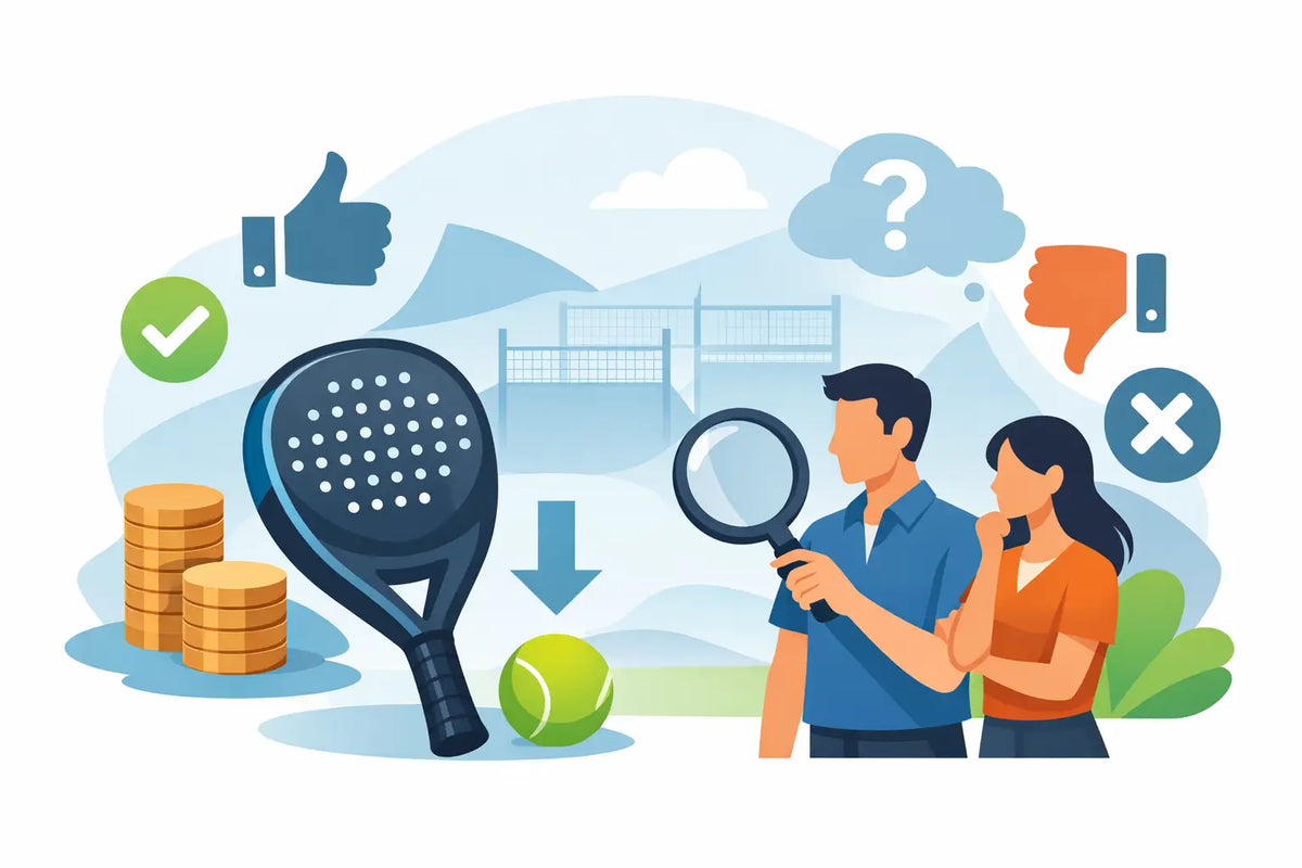 Goedkoop padelracket kopen zonder miskoop