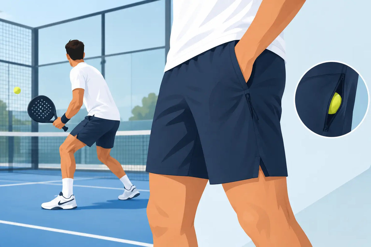Beste padelshorts met zakken voor je wedstrijd