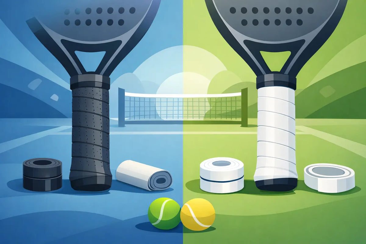 Padelgrip of overgrip verschil uitgelegd