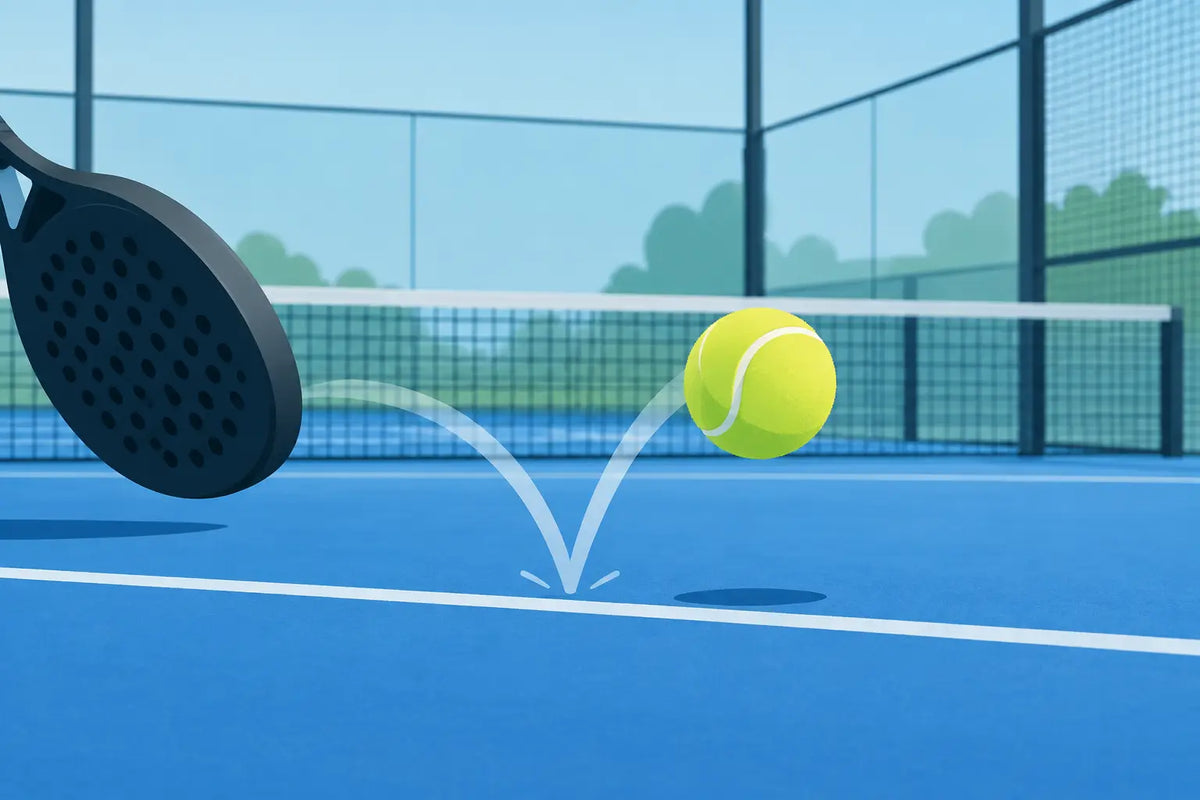 Waarom stuiteren padelballen laag? Dit is de reden