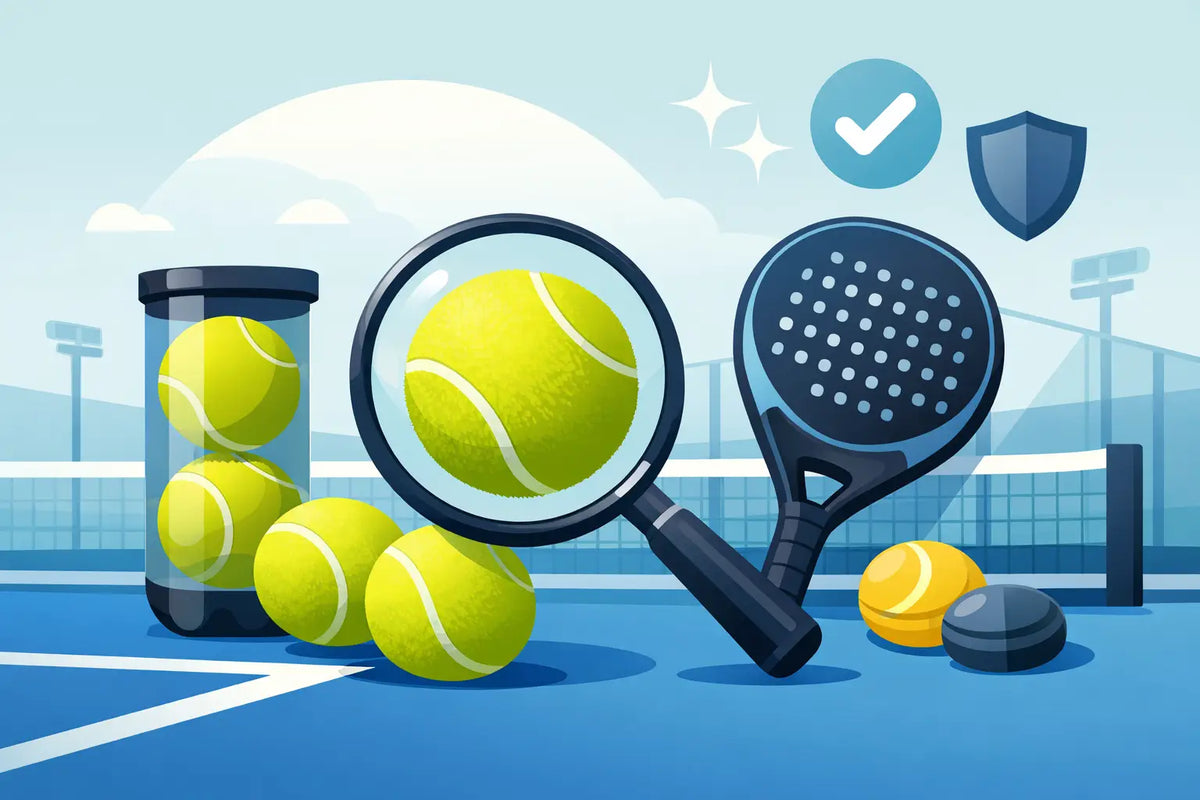 Padelballen premium kwaliteit herkennen