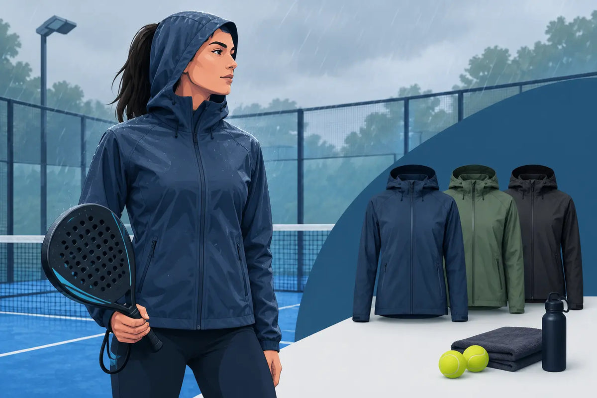 Beste padeljassen voor regenachtig weer op de baan