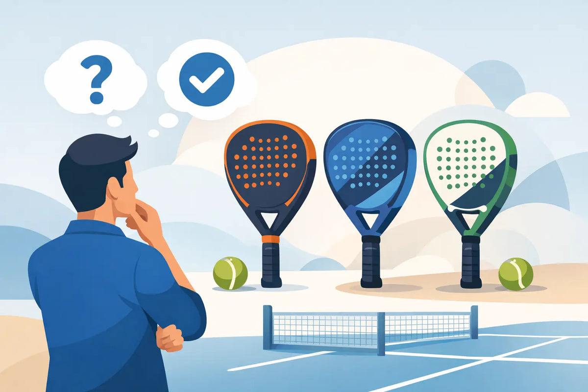 Hoe kies je padelracket dat echt past?