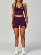 Beige athletic sneakers