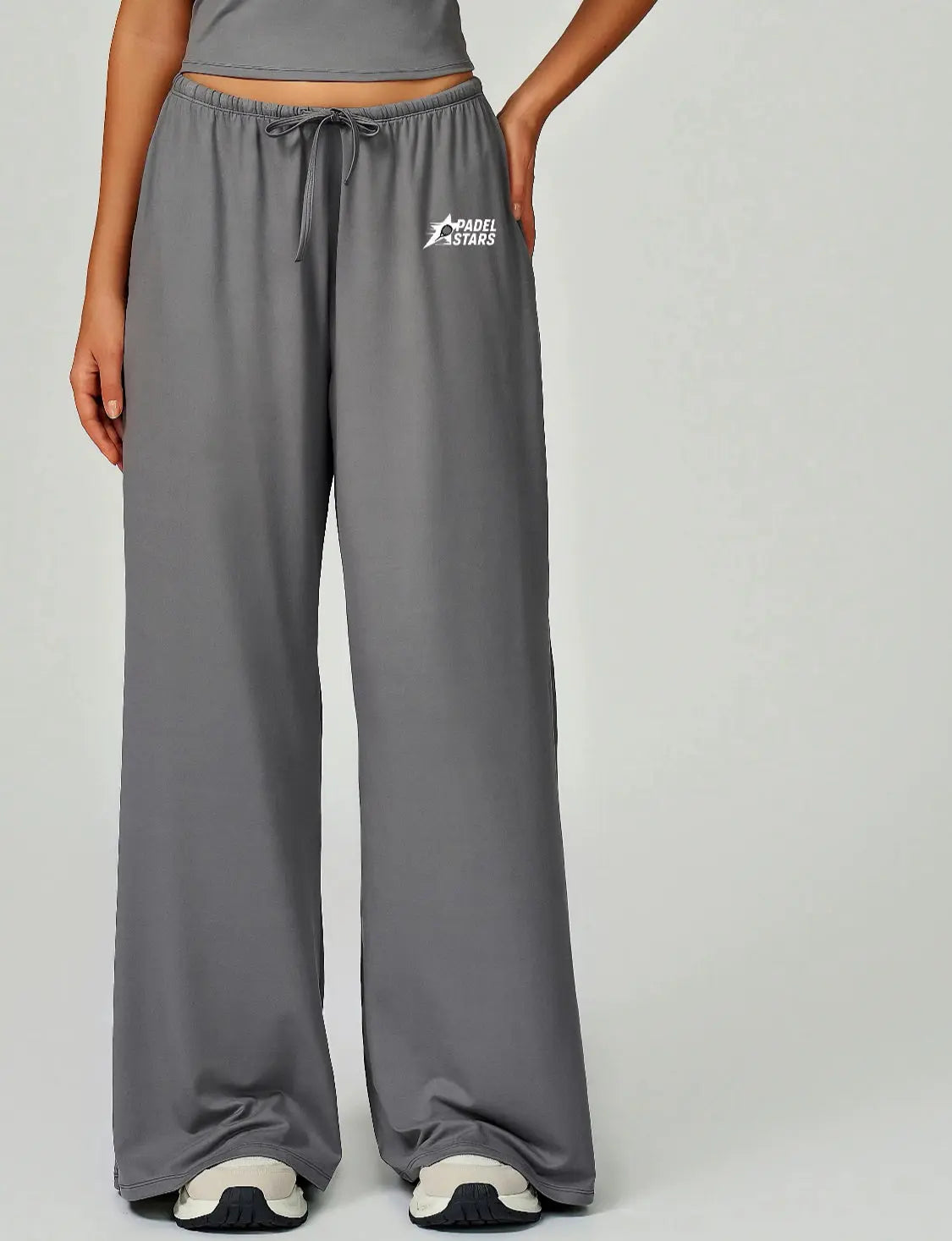 White athletic sneakers