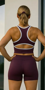 Pink athletic sneakers