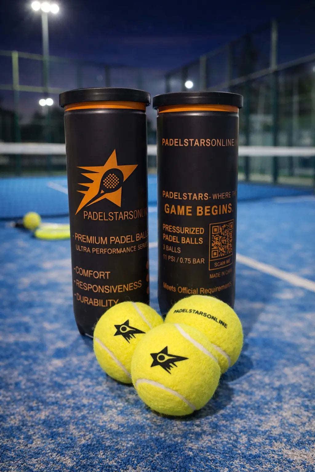 Premium Padelstars Air-pressurized padelballen Padelstars